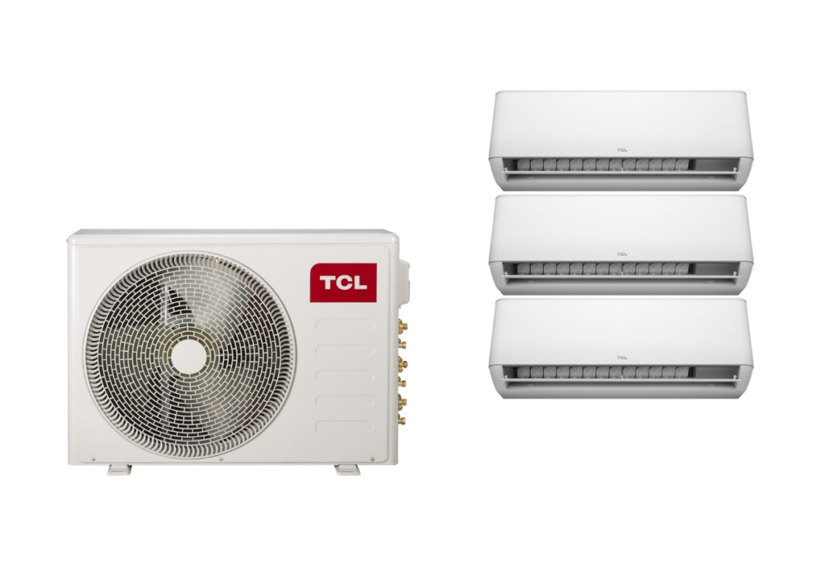 Multi TCL klima uređaj 2,6 kW 3 unutarnje i 1 vanjska jedinica